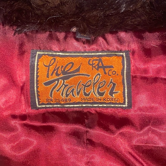 Zip up authentic rabbit fur biker jacket. - Picture 2 of 4